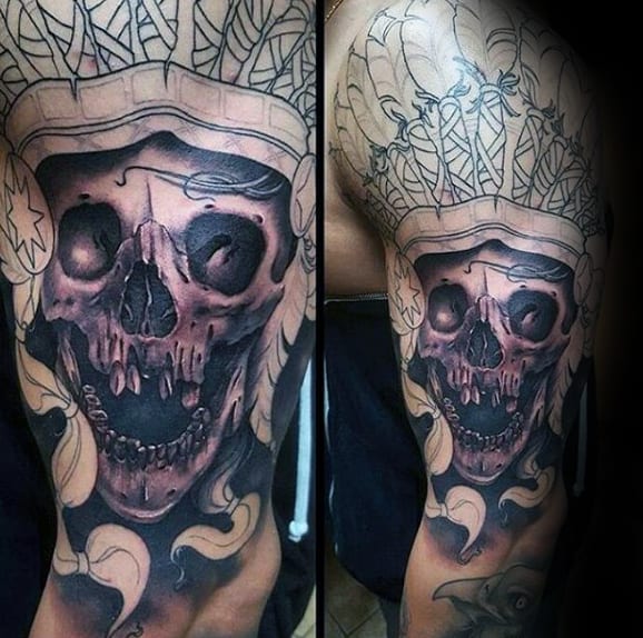 80 Indian Skull Tattoo Designs For Men Cool Ink Ideas