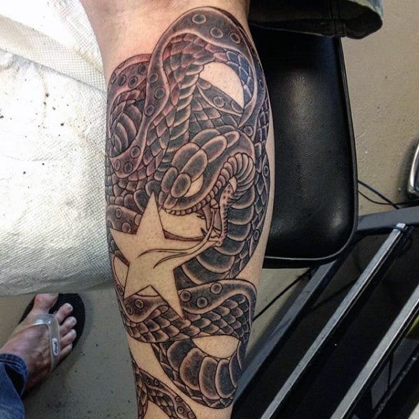 Top 50 Coolest Calf Muscle Tattoos [2020 Inspiration Guide]