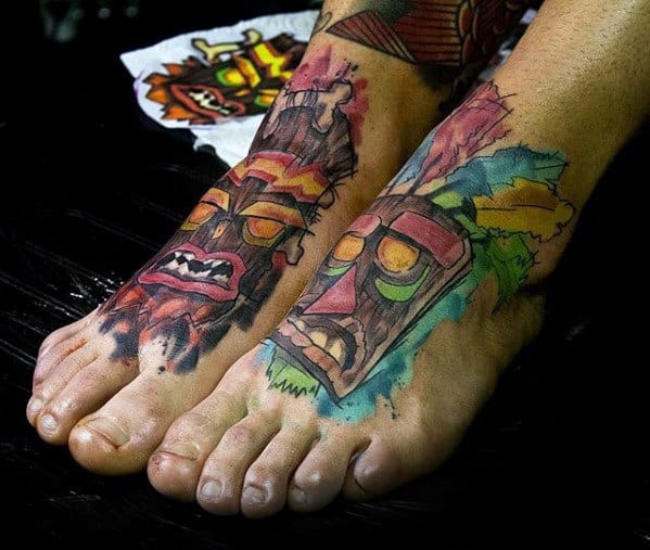 40 Crash Bandicoot Tattoo Designs For Men - Video Game Ideas