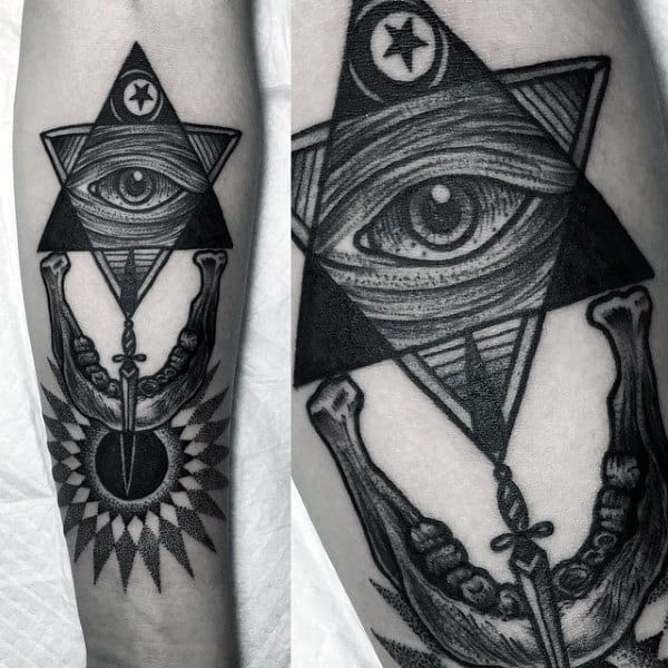 100 Illuminati Tattoos For Men - Enlightened Design Ideas