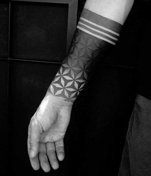 60 Gradient Tattoo Designs For Men Hues Graphical Effect Ink Ideas