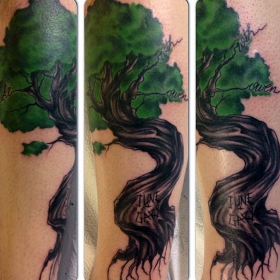 60 Family Tree Tattoo Designs For Men Kinship Ink Ideas