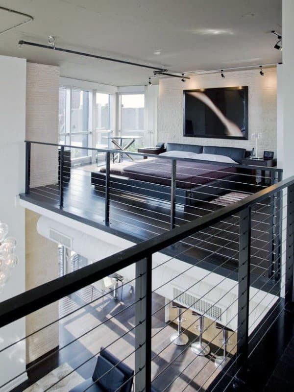 bedroom loft bedrooms sexy decorating designs modern penthouse master mens interior bed stylish charalambous rooms grey hgtv valentine suite furniture