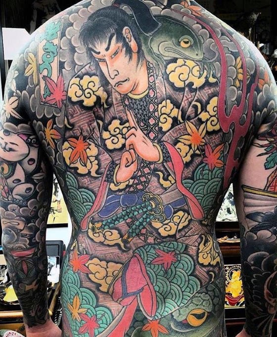 50 Japanese Back Tattoo Designs For Men Traditional Ink Ideas