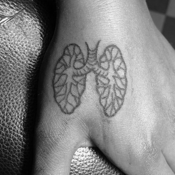 40 Lung Tattoo Designs For Men - Organ Ink Ideas