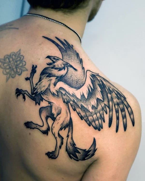 70 Griffin Tattoo Designs For Men Mythological Creature Ideas