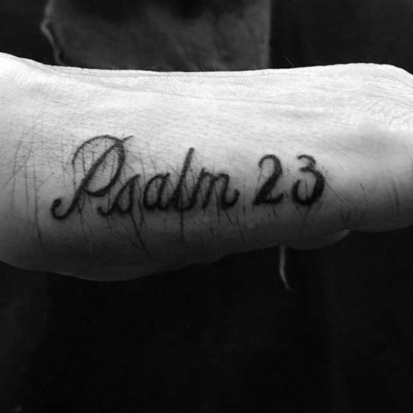 psalm 23 the living bible