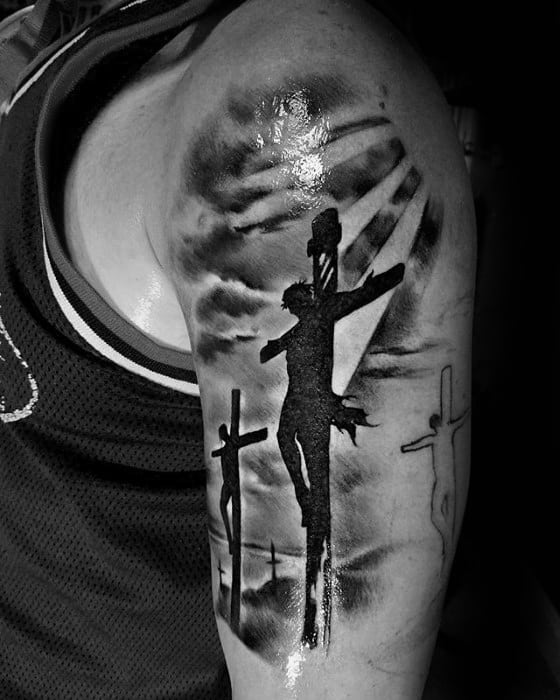 60 Jesus Arm Tattoo Designs For Men - Religious Ink Ideas