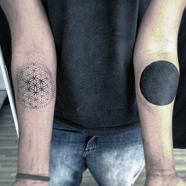 90 Circle Tattoo Designs For Men Circular Ink Ideas