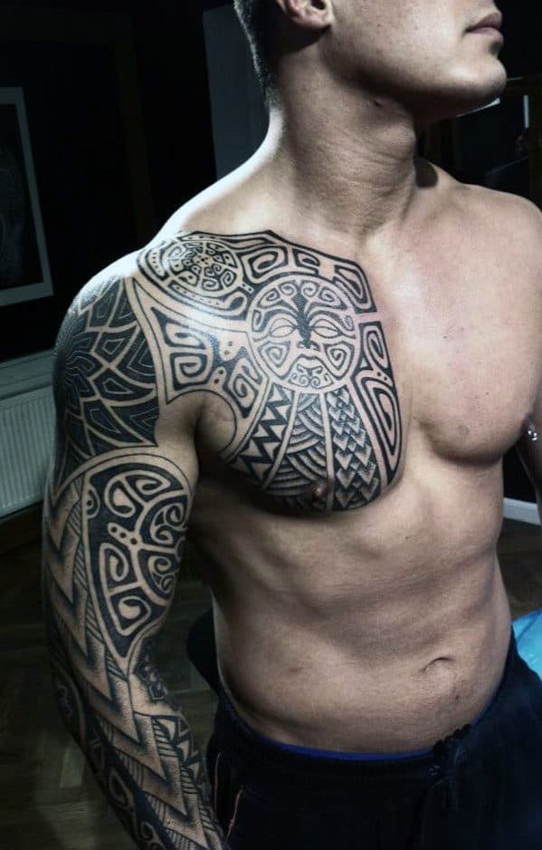 Top 60 Best Tribal Tattoos For Men Symbols Of Courage