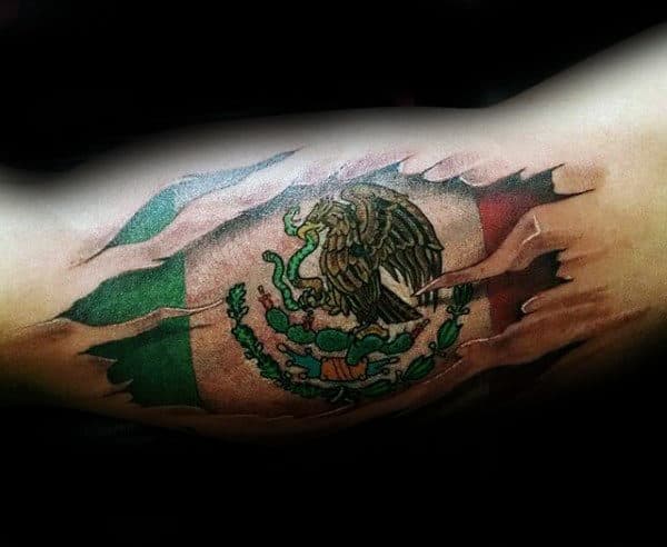 50 Mexican Eagle Tattoo Designs For Men - Manly Ink Ideas