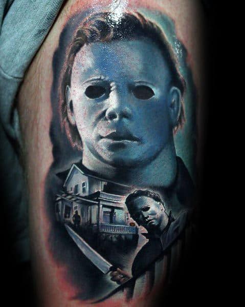 Scare Yourself and Others with a Michael Myers Tattoo