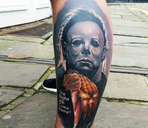 60 Michael Myers Tattoo Ideas For Men - Halloween Slasher Designs