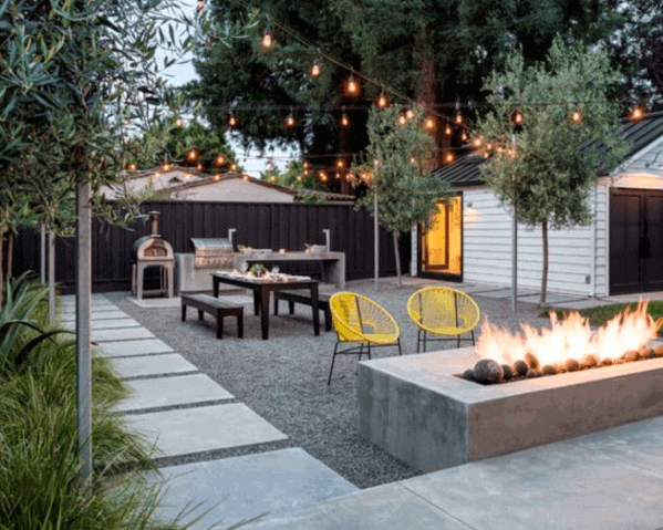 Top 40 Best Gravel Patio Ideas - Backyard Designs