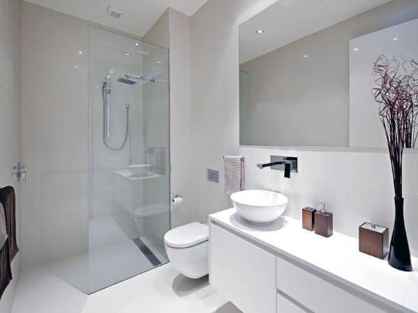 Top 60 Best White Bathroom Ideas Home Interior Designs