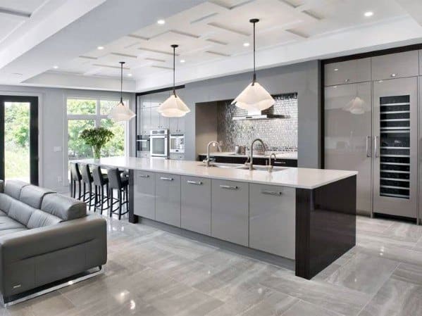top 75 best kitchen ceiling ideas - home interior designs