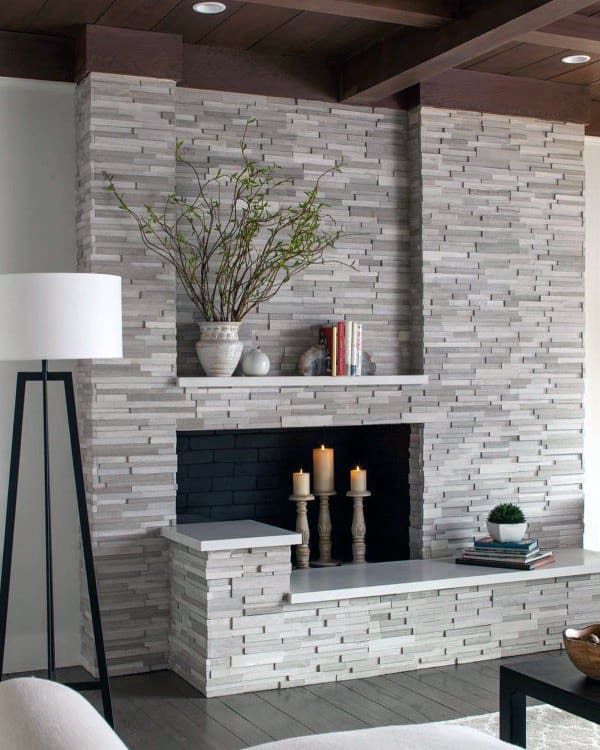 Discover traditional style with the top 70 best stone fireplace design ideas. Explore rustic rock wall interiors with the glow of a wood fired flame.