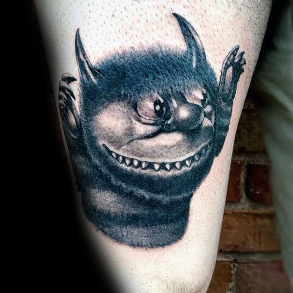 40 Where The Wild Things Are Tattoo Designs For Men - Book Ideas