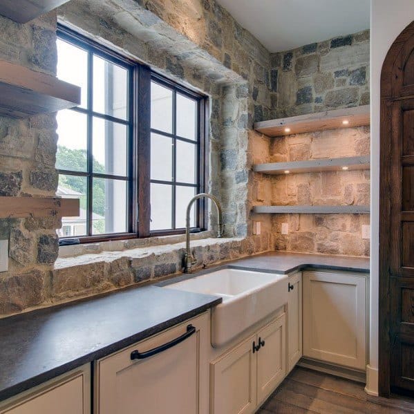 Top 60 Best Kitchen Stone Backsplash Ideas Interior Designs