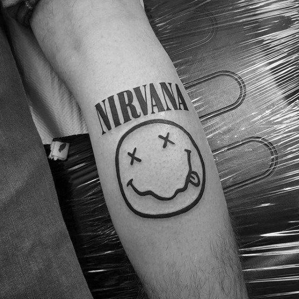 Nirvana Tattoo Ideas On Guys