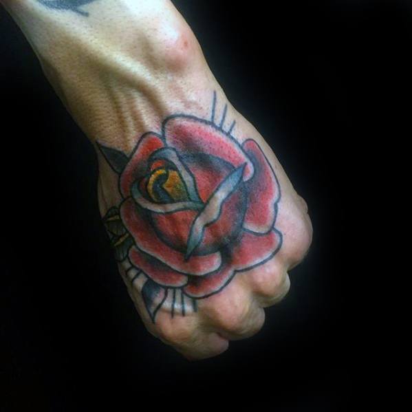 70 Simple Hand Tattoos For Men - Cool Ink Design Ideas