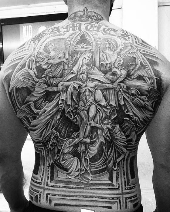 60 Catholic Tattoos For Men Religious Design Ideas