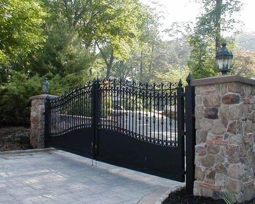 top 60 best driveway gate ideas - wooden and metal entrances