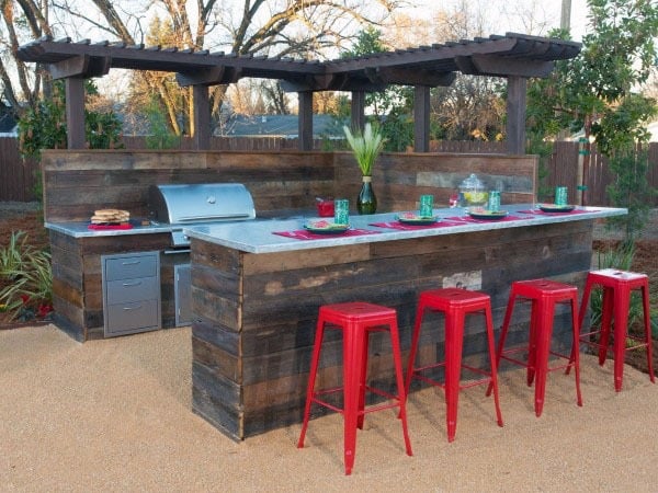 Top 50 Best Backyard Outdoor Bar Ideas - Cool Watering Holes