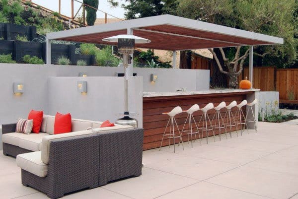 Top 50 Best Backyard Outdoor Bar Ideas - Cool Watering Holes