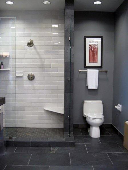 Top 60 Best Grey Bathroom Ideas - Interior Design Inspiration