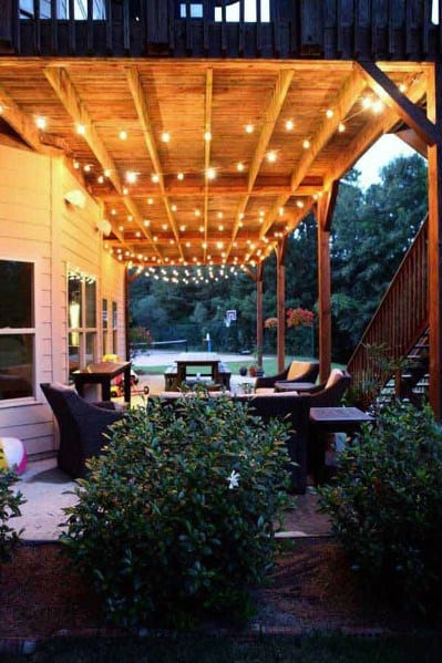 Top 40 Best Patio String Light Ideas - Outdoor Lighting Designs