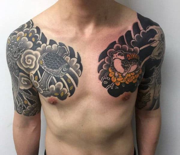 Male rebirth phoenix tattoo
