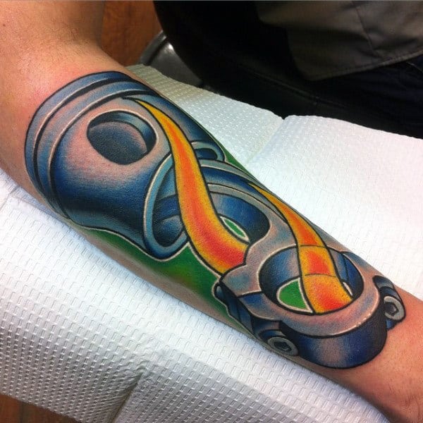 70 Car Tattoos For Men - Cool Automotive Design Ideas