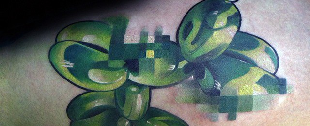 60 Pixel Tattoo Designs For Men Pixelated Ink Ideas
