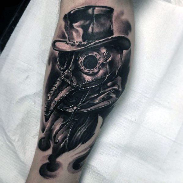 60 Plague Doctor Tattoo Designs For Men - Manly Ink Ideas