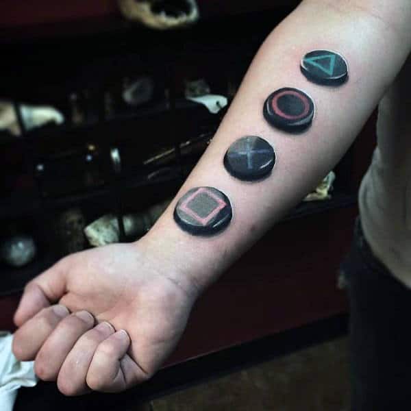 100 Video Game Tattoos For Men - Gamer Ink Designs