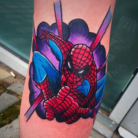100 Spiderman Tattoo Design Ideas For Men - Wild Webs Of Ink