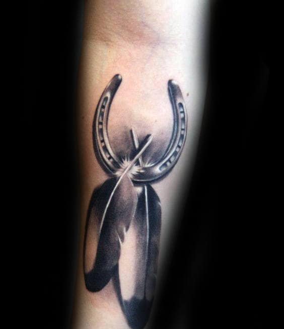 60 Horseshoe Tattoo Designs For Men - Good Luck Ink Ideas