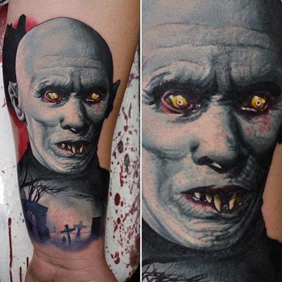 60 Vampire Tattoos For Men - Bite Into Cool Designs