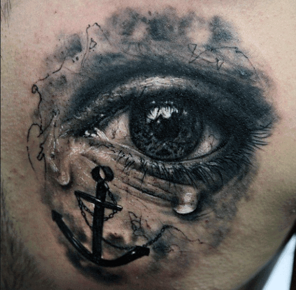 40 Anchor Chest Tattoo Designs For Men - Nautical Ideas