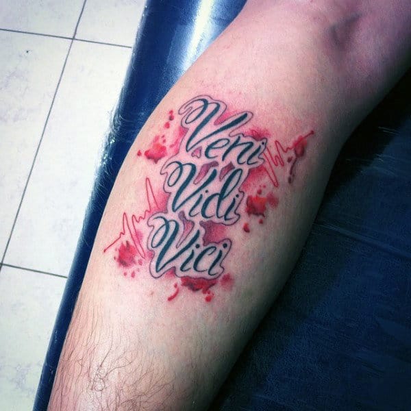 Tattoo uploaded by Mixa Marjanovic • Veni vidi vici • Tattoodo
