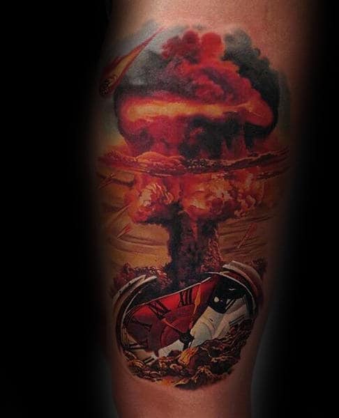 60 Bomb Tattoo Designs For Men - Explosive Ink Ideas