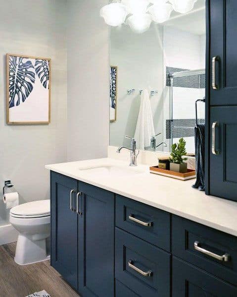Remarkable Ideas For Blue Bathroom