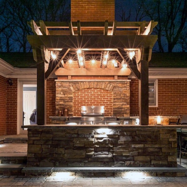Top 50 Best Built In Grill Ideas - Outdoor Cooking Space ...