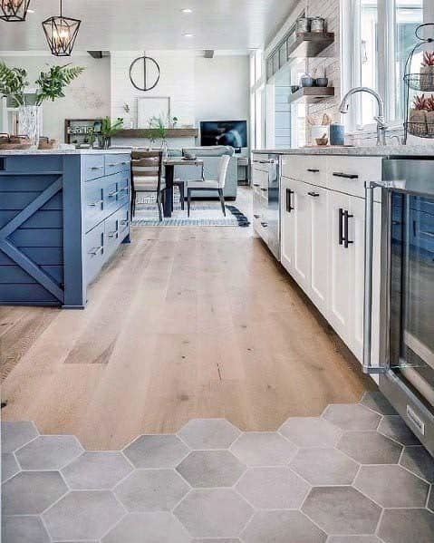 20 Fascinating Kitchen With Tile Floor Home Decoration Style And