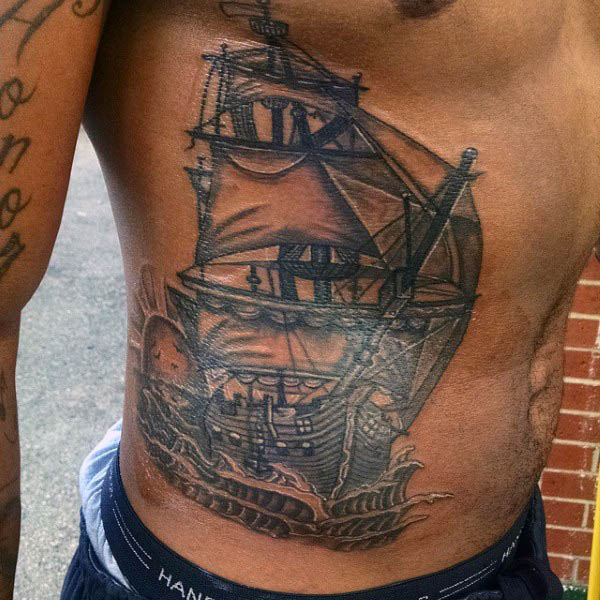 60 Sailboat Tattoo Designs For Men - Nautical Sophistication