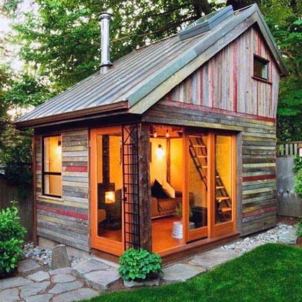 Top Best Outdoor Storage Spaces Backyard Shed Ideas Using Wood Pallets