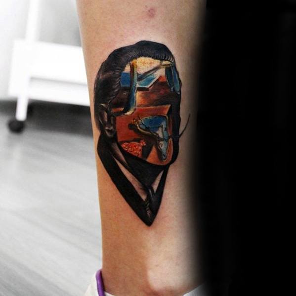 50 Salvador Dali Tattoo Designs For Men - Artistic Ink Ideas