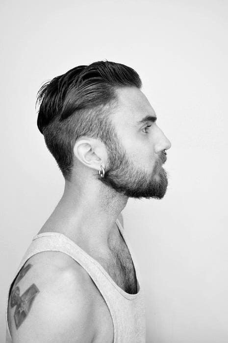 Undercut With Beard Haircut For Men - 40 Manly Hairstyles