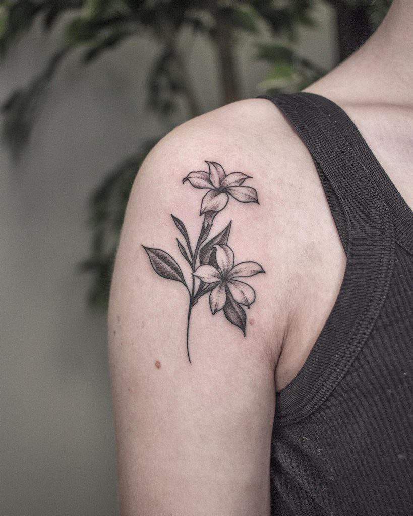 Jasmine Flower Tattoo Ideas Celebrating Delicate Beauty